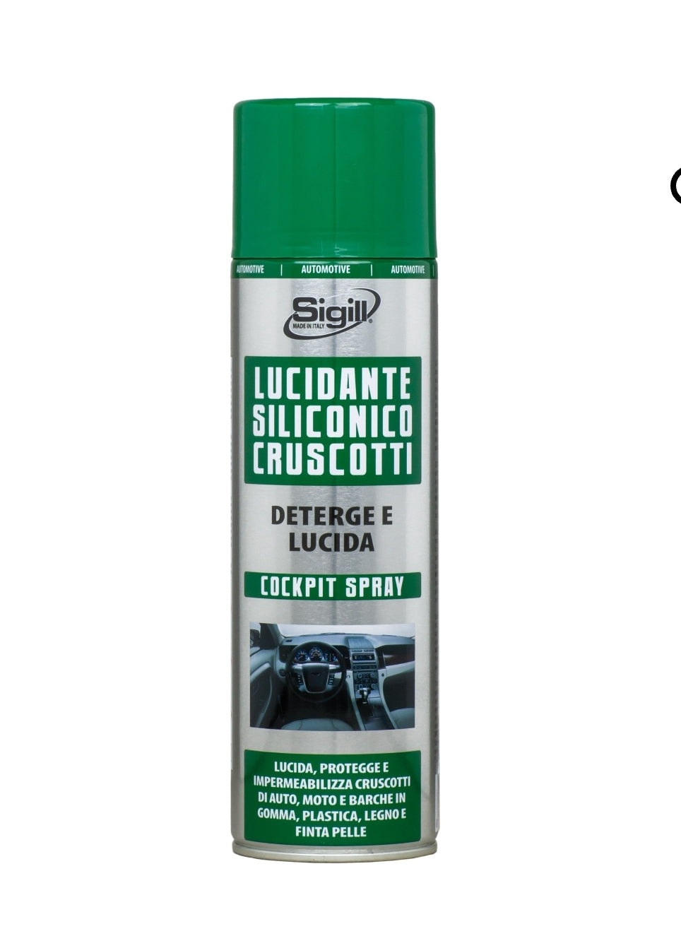 Lucidante siliconico cruscotti bombola da 500 ml